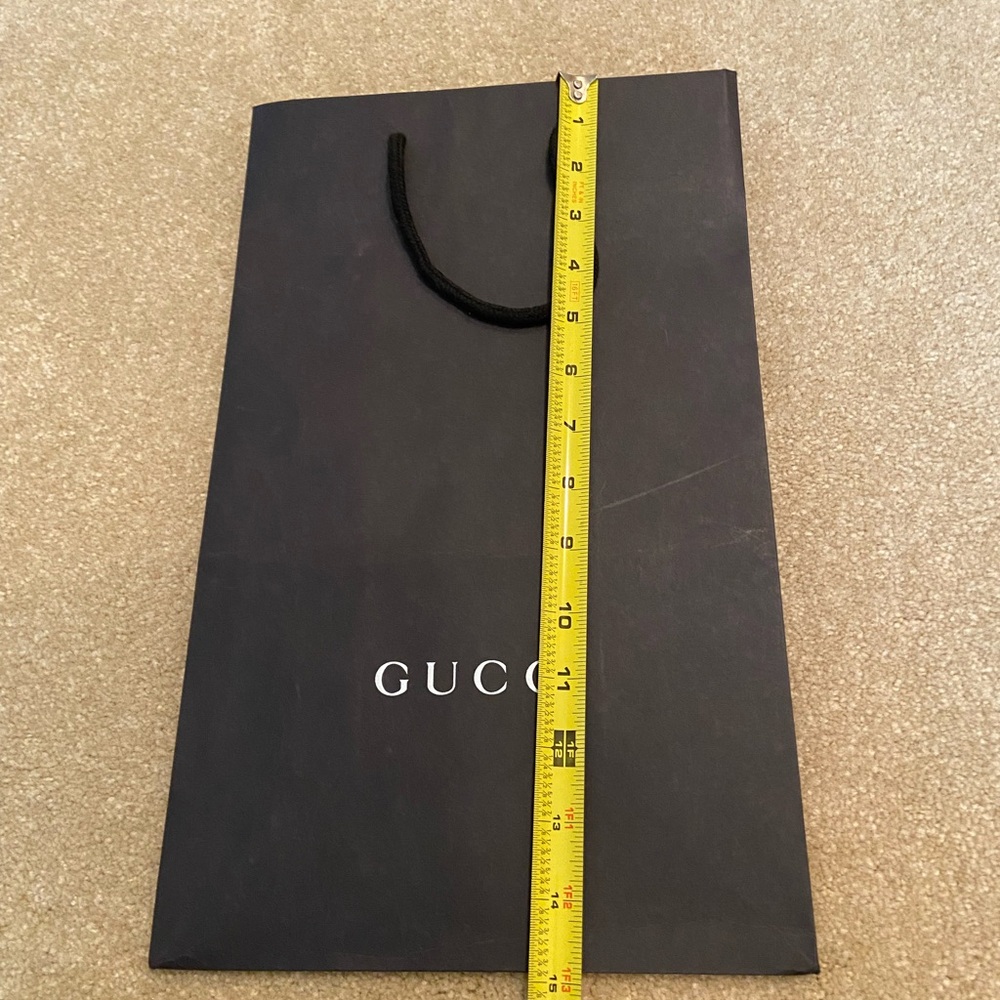 Gucci black shopping bag